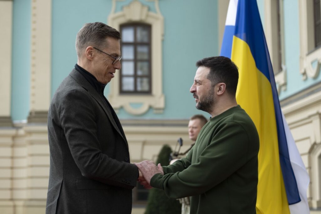 Встреча Владимира Зеленского с Александром Стуббом