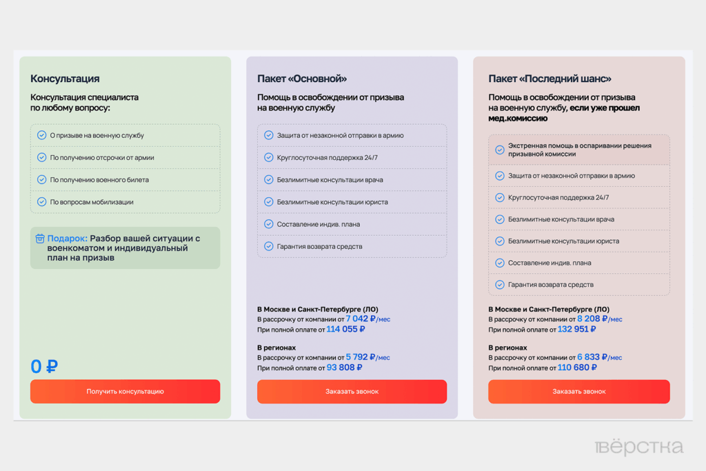 За три годы войны стоимость услуги по оформлению фиктивного военного билеты возросла в четыре раза: до 800 тыс. руб.