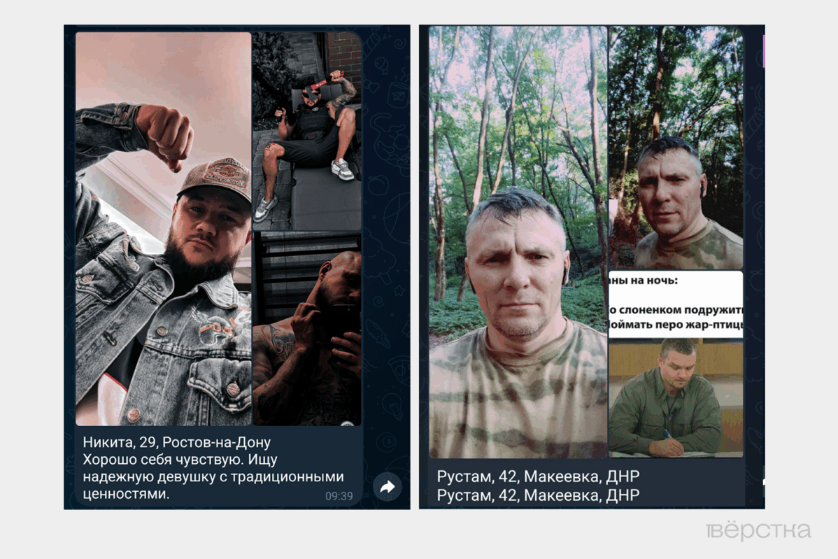 Анкета пользователя бота знакомств «Наташки и Степашки», созданного ультраправым Z-блогером Владиславом Поздняковым — консервативной альтернативы Tinder
