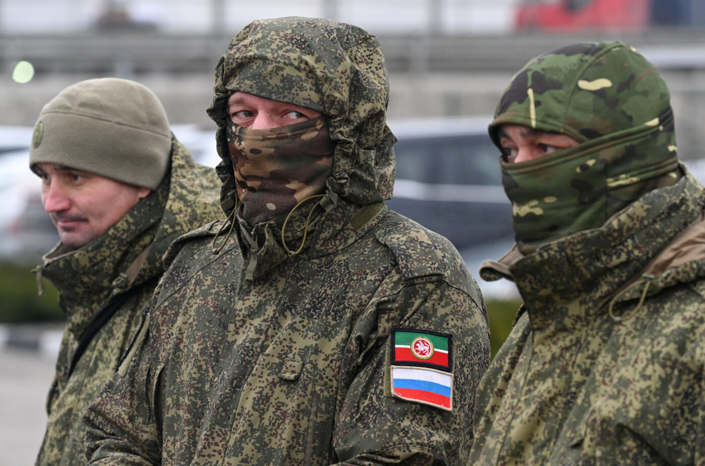 Russian servicemen receive humanitarian aid in Rostov-on-Don