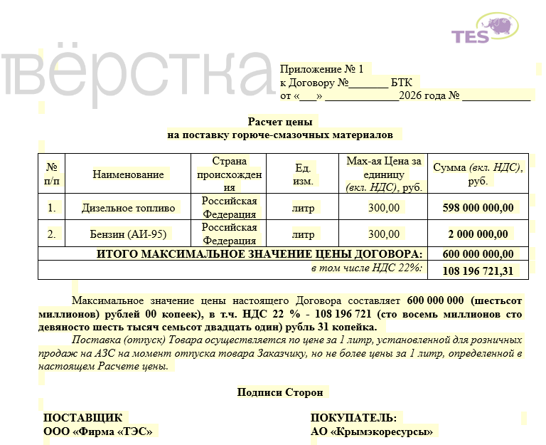 Мусорный оператор Крыма «Крымэкоресурсы» купил топливо через госзакупки по 300 рублей за литр