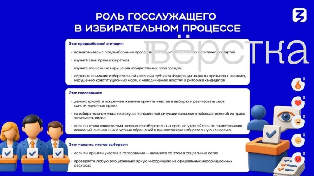 Госслужащих перед выборами в Госдуму научат «защищать итоги» голосования с помощью постов в соцсетях